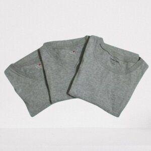 NWOT Lot of 3--THREE DOTS Men's Short Sleeve T-Shirts GRAY Size XXL